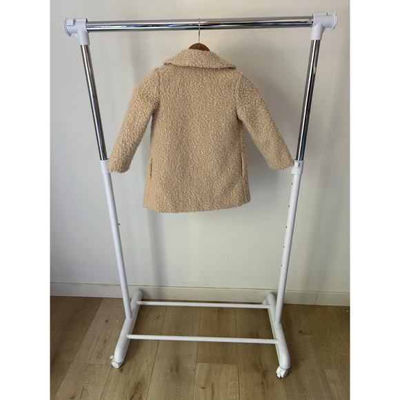 Janie & Jack Sherpa Beige Jacket Size 3-4 - Picture 8 of 8